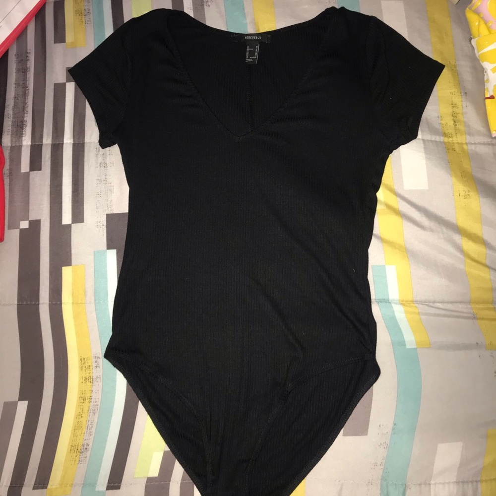 Ribbed T-Shirt Bodysuit